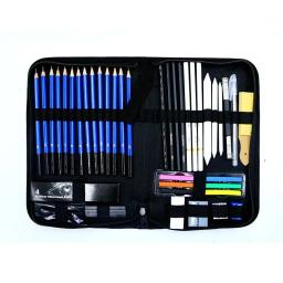 Bview Art-Lápis Conjunto com Sketch Pad, arte completa e profissional desenho suprimentos, 49 pcs - Image 2