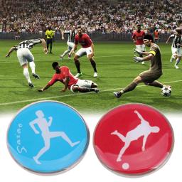 1pc esportes padrão de futebol escolher borda árbitro lado jogar moeda para crianças adultos futebol vôlei tênis de mesa - Image 2