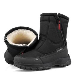 Botas de neve externas confortáveis internas quentes com revestimento isolado à prova d'água de inverno masculino - Image 2