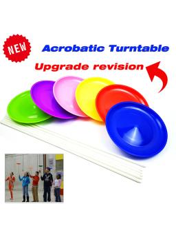 Malabarismo Spinning Plates Sticks para crianças e adultos, Balance Skills Turntable, Acrobatic Performance Supplies, Classic Balance Toy - Image 1