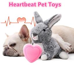 Interactive Heartbeat Pet Toy, calmante, alívio da ansiedade, acompanhamento, sono, suprimentos para cachorros, jogos Acessórios - Image 2