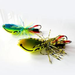 1pc trovão sapo artificial isca de pesca 8 cores duro isca duplo-gancho iscas pesca acessórios - Image 1