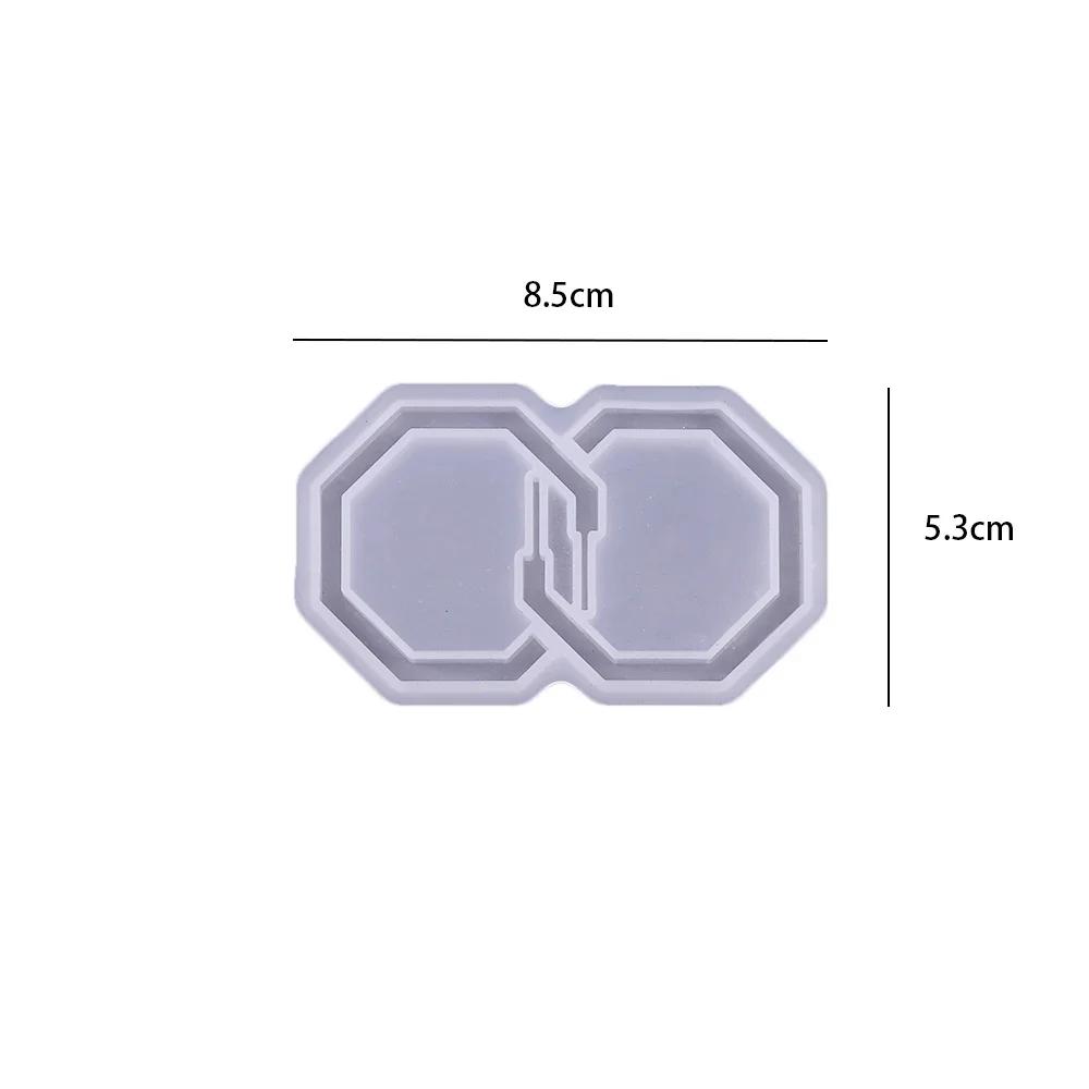 Resina epóxi Jóias Moldes, Silicone Brinco Molde, colar, pulseira, anéis, oscila, pingente, fundição, DIY Artesanato - Image 1