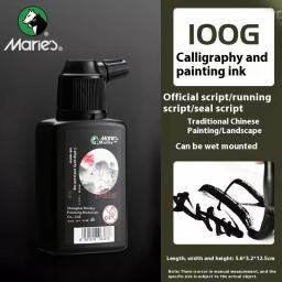 Tinta líquida preta tradicional para caligrafia profissional, Pintura a pincel, escrita e desenho, 100g, 250g, 500g - Image 6