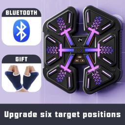 Smart Music Boxing Machine para adultos e crianças, Sports Fitness Trainer, Home Exercício Response, Boxing Wall Target, Novo - Image 4