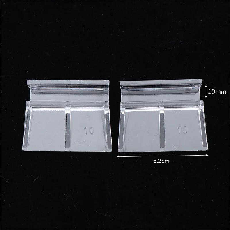 Suporte acrílico para aquário, suporte de vidro para aquário sem aro, clipes de tampa, 6mm, 8mm, 10mm, 12mm, 2pcs - Image 1