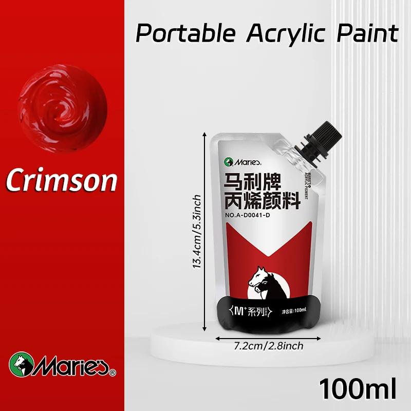 Marie's-tinta acrílica, 100ml, à prova d'água, cores sortidas, para diy, artesanato, rock, madeira, profissional, para adultos e artistas - Image 1