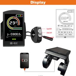 Roda do motor 500w kit de conversão bicicleta elétrica 48v ebike kit 36v ebike zemake hub motor hailong bateria à prova dwaterproof água julet - Image 5
