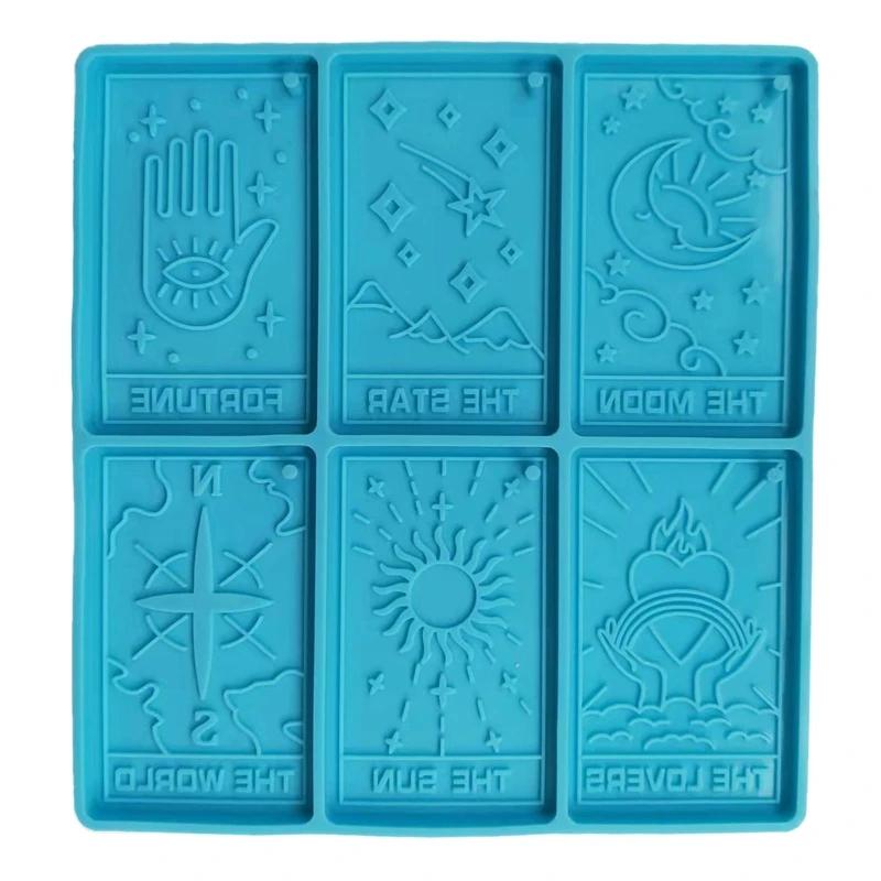 Molde resina silicone, molde tarô para fundição resina, moldes epóxi silicone para faça você mesmo - Image 1