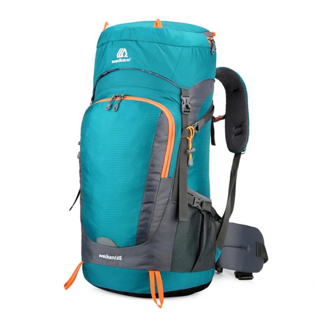 Mochila de Caminhada 65L Resistente à Água com Capa de Chuva para Camping, Escalada e Viagens ao Ar Livre