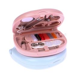 Mini Box De Costura Portátil, Conjunto De Costura, Estojo De Armazenamento De Agulha, Botões, Pins Storage Box, Acessórios Para Ferramentas De Costura, 7x6.5cm, 1 Conjunto - Image 3