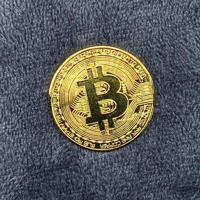 Coleção de Moedas Comemorativas em Metal para Presentes de Negócios - Bitcoin - Opções de 1, 2 ou 5 Peças