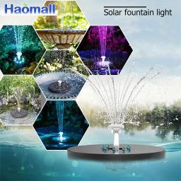 Fonte De água Solar Ao Ar Livre, banho De Pássaro Flutuante, jardim Piscina Lagoa Cachoeira, painel Solar, bomba De água - Image 3