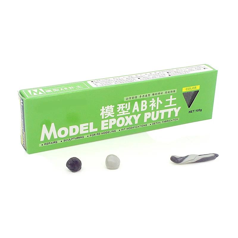 Massa epóxi seca rápida e lenta para reparos de modelos Escultura, Action Figure, Fabricação BJD, DIY Re-modelagem, AB, 100g - Image 1