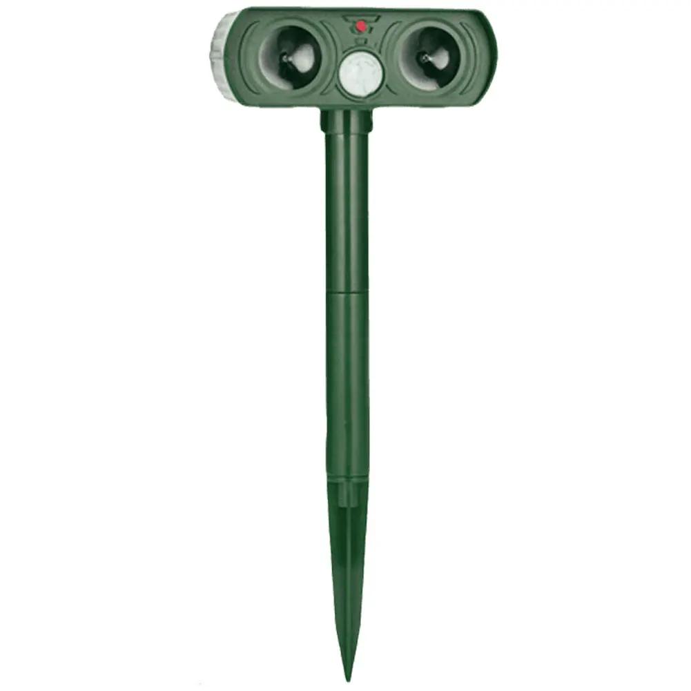 Repelente animal ultra-sônico posto solar, dissuasor exterior para gramados jardim, 300mAh - Image 1