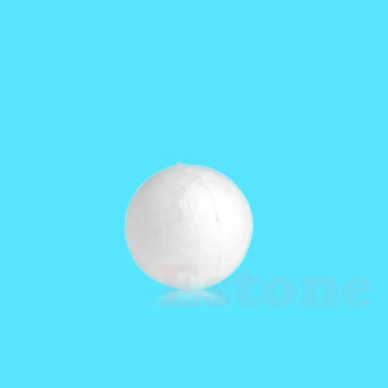 Bolas brancas de espuma para artesanato em poliestireno, bolas redondas de isopor, decoração de arte para projetos domésticos e - Image 1