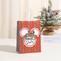 Sacos De Embrulho De Presente De Natal Dos Desenhos Animados, criativo Novo Anime Bonito Pequeno Animal Handheld Sacos De Papel Kraft, Sacos De Presente, 4Pcs - Image 5