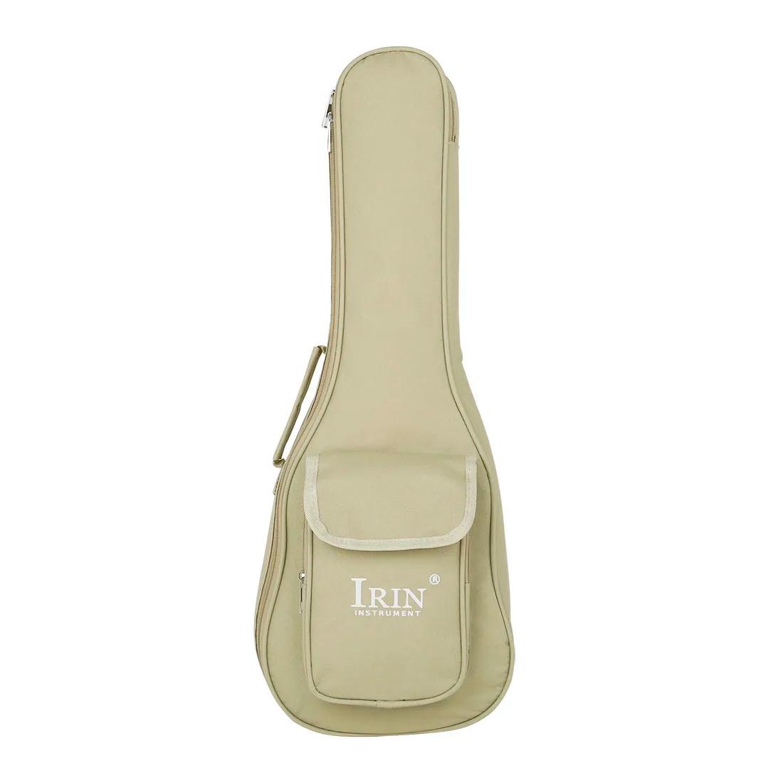 Irin 24 Polegada ukulele saco 4 cordas hawaii guitarra mochila alça de ombro ajustável tote caso acolchoado instrumento música acessórios - Image 1