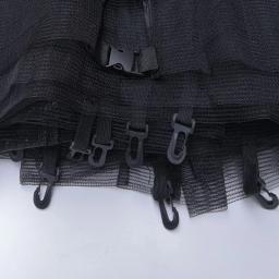 Rede de proteção longa vida útil náilon respirável redondo trampolim substituição gabinete de segurança-rede trampolins guarda net para jardim - Image 3