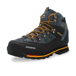 Botas de caminhada de luxo antiderrapante masculinas, escalada, sapatos de trekking, moda ao ar livre, botas de neve casuais, inverno, alta qualidade - Image 3