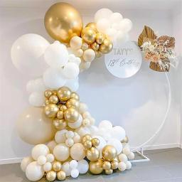 Balões metálicos do látex do ouro, Multi Tamanhos Balloon Arch Kit, Birthday Party, Graduação, Baby Shower - Image 4