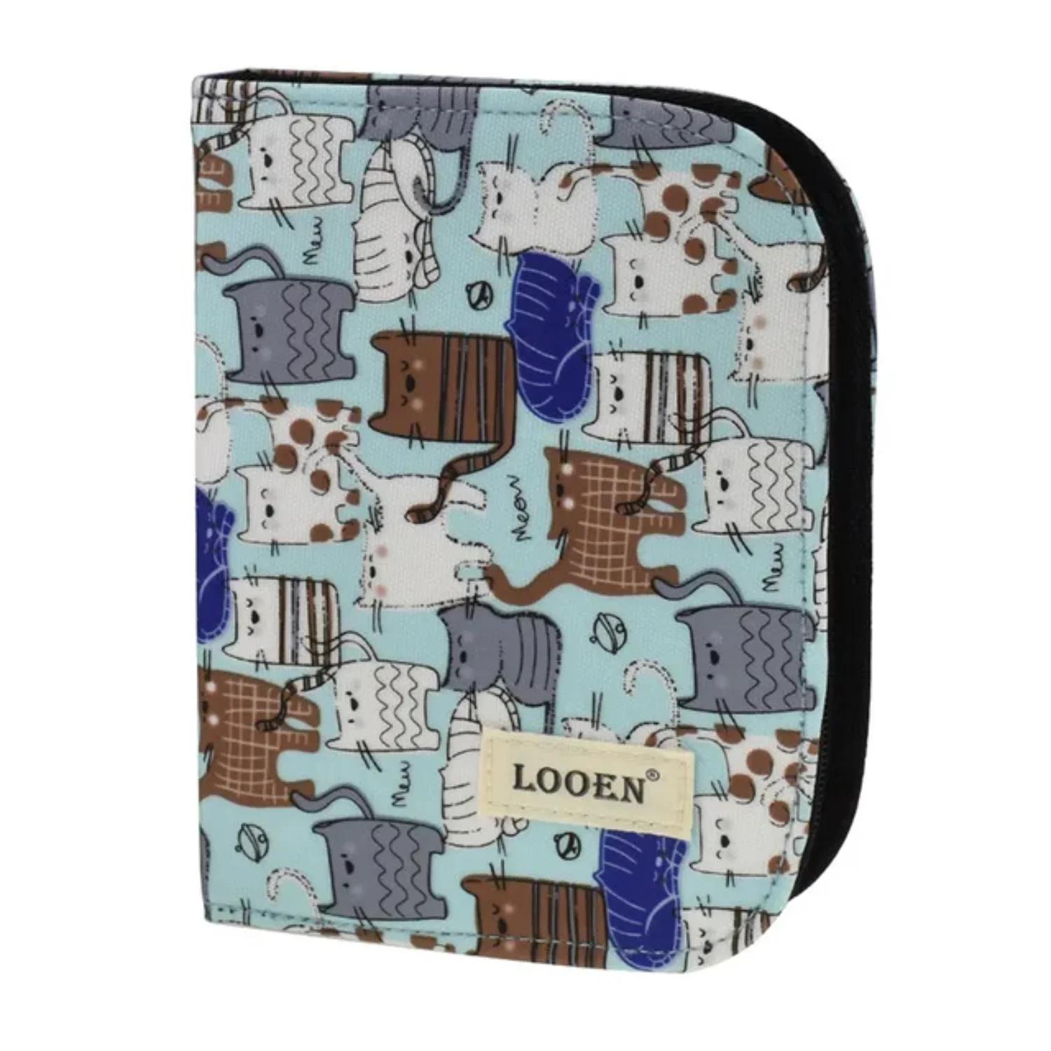 Saco de armazenamento bonito Crochet Hook, Knitting Kit Organizer Case, Costura, Crochet, Tesoura, DIY Tools Pouch - Image 1