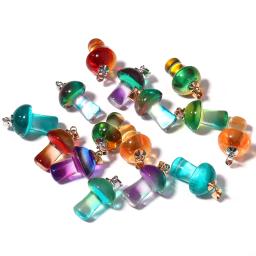 Contas de Vidro para Fazer Jóias, Pingentes Lampwork, Lampwork Colorido, Colar DIY, Acessórios Pulseira, 22x16mm, 2Pcs por Lote - Image 4