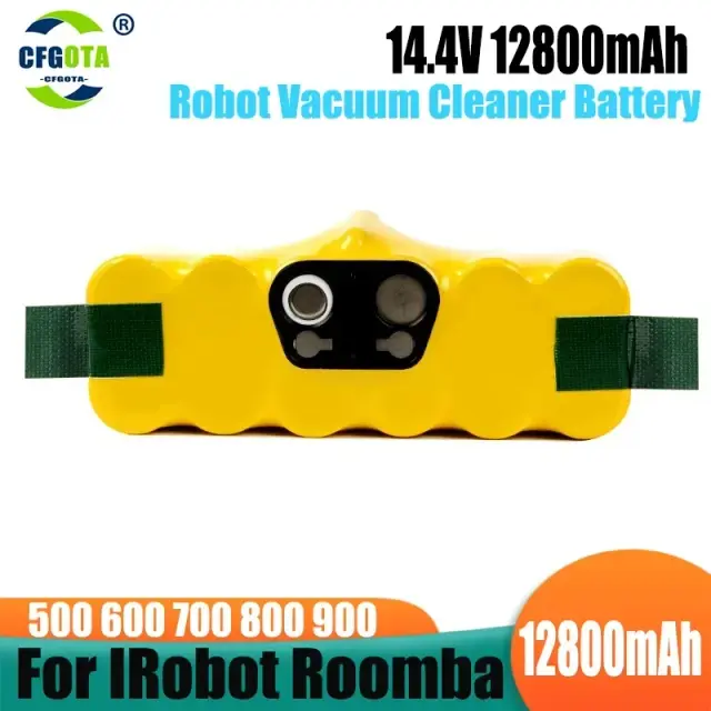 Bateria de Substituição para Robô Aspirador iRobot Roomba 500 a 900 Series 14.4V 128000mAh