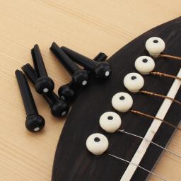 Conjunto de 6 peças de reposição para violão, 6 peças, feito de plástico abs, corda, instrumentos, folk, acústico, clássico, acessórios, ferramentas - Image 6