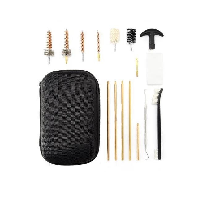 Kit Completo de Limpeza para Barris de Armas com Ferramenta de Dragagem e Escova