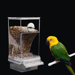 Alimentador automático de pássaros sem problemas, alimentador de papagaio, acessórios para gaiola para periquito periquito e canário, periquito - Image 2
