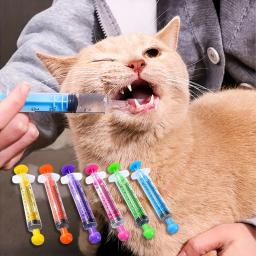 Alimentador descartável de seringa, Fácil de usar, Alimentador de água para gatos, Seringa de alimentação de leite, - Image 1