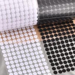 Gancho auto-adesivo e fita loop, Dot Etiqueta, Nylon Sticky Dots, DIY Acessórios, Artesanato, 10mm, 15mm, 20mm, 25mm, 30mm - Image 1