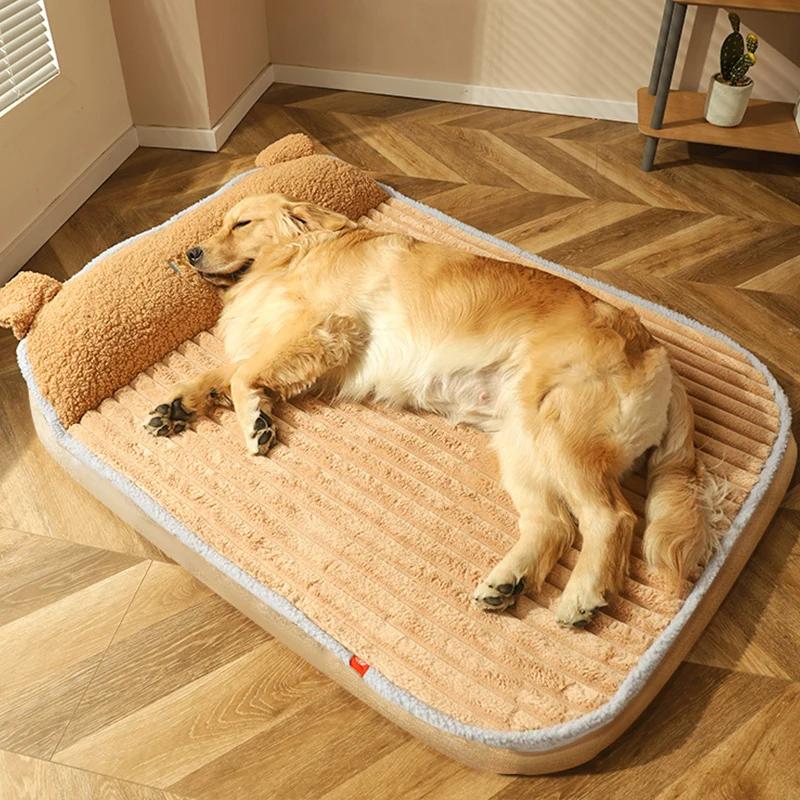 Hoopet Warm Pet Mat, Sofá macio para cães pequenos e médios, Cama removível para gatos, Suprimentos de camas de dormir laváveis, Inverno - Image 1