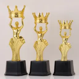 Troféu De Plástico Troféu, Coroa, Vencedor De Ouro, Brinquedo, Cantando, Dança Competição, Lembranças De Artesanato, Recompensa Prêmio Cup - Image 3