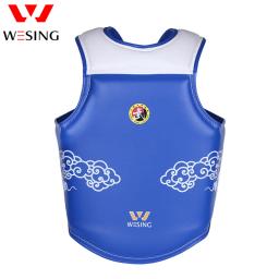 Wesing Sanda-Guarda Peito para Artes Marciais, Engrenagens Protetoras, Protetor de Competição, Aprovado Body Boxing, IWUF Aprovado - Image 4