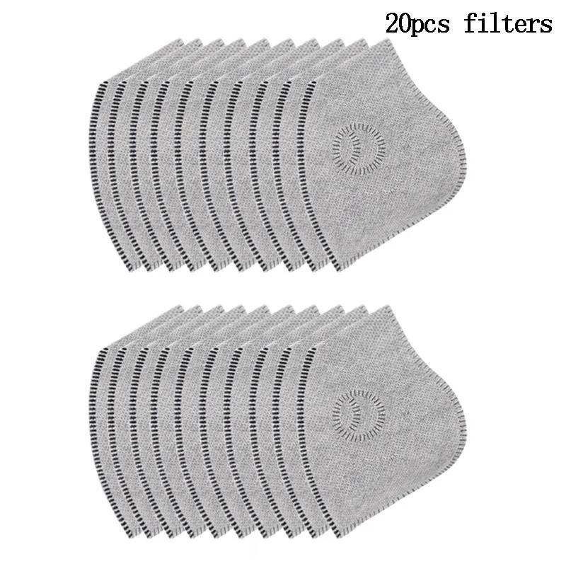 Máscara Facial de Ciclismo com Filtro Óculos Masculinos, Lavável, Reutilizável, Poeira, Bandana, Filtros de Carvão Ativado, Ciclismo, Esporte, Novo - Image 1