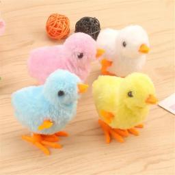 5 pçs novidade pulando frango páscoa acabar pintainho brinquedos mordaça de pelúcia bebê pintinhos brinquedos favores suprimentos adereços presente para crianças meninos meninas - Image 1