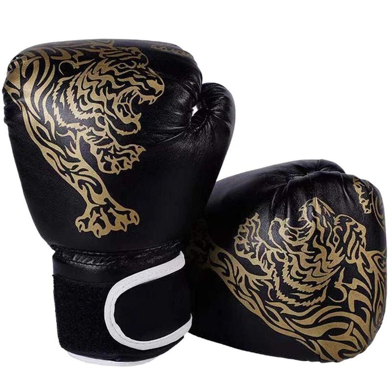 Luvas de Boxe para Adultos, Luvas Profissionais de Luta, MMA Muay Thai Combat, Karatê, Exercício, 1 Par - Image 1