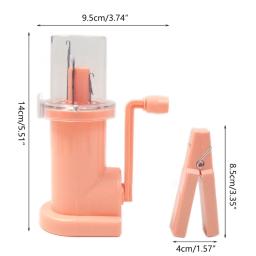 Máquina de tricô manual trançada portátil, tear de malha com manivelas, dropshipping - Image 6