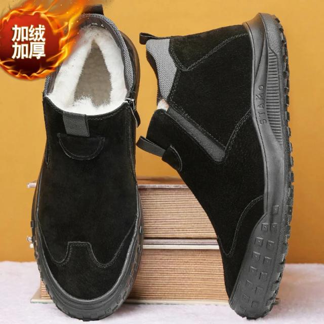 Botas Masculinas Cano Alto Lã Inverno