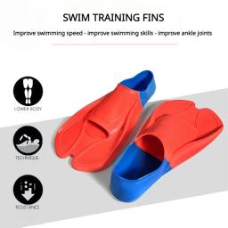 Sapo profissional para crianças e adultos, nadadeira, mergulho, snorkeling, treinamento, equipamento de natação, mergulho livre, nadadeiras curtas - Image 1