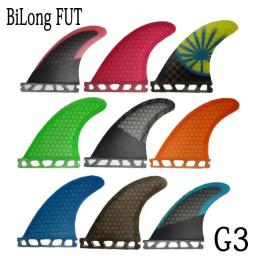Bilong futures g3 pequenas barbatanas de prancha de surf de fibra de carbono quilhas barbatanas propulsores favo de mel prancha de surf sup fin barbatanas de prancha de surf - Image 1