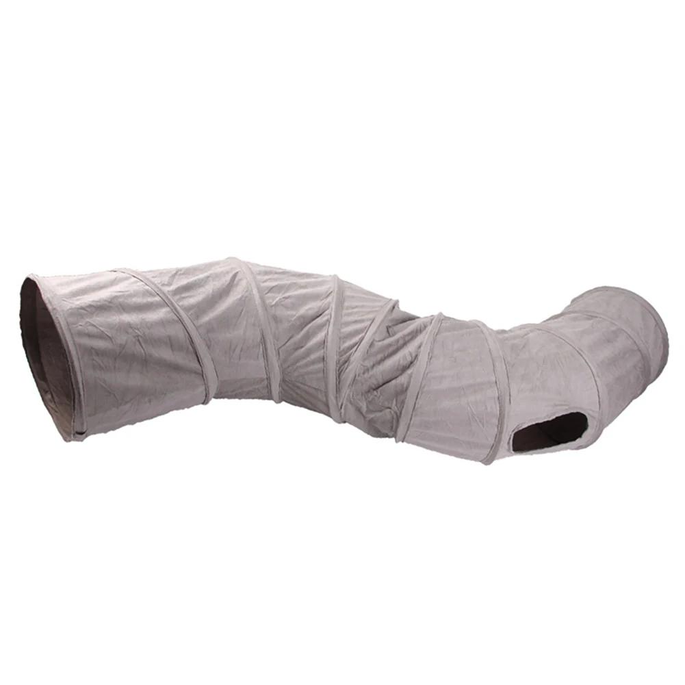 Tenda de passagem em forma de túnel brinquedos, dobrável, S-Shape, Peekaboo, caverna do gato, brinquedo interativo para coelho, cachorro, cobaia, Pet Supplies - Image 1