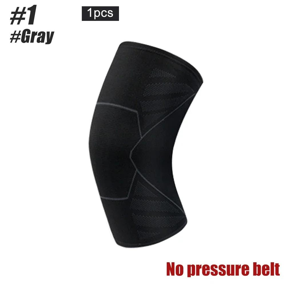 Joelheira de compressão esportiva, joelheiras ortopédicas de ajuste para trabalho, protetor de patela, vôlei, corrida, ciclismo, 1 peça - Image 1