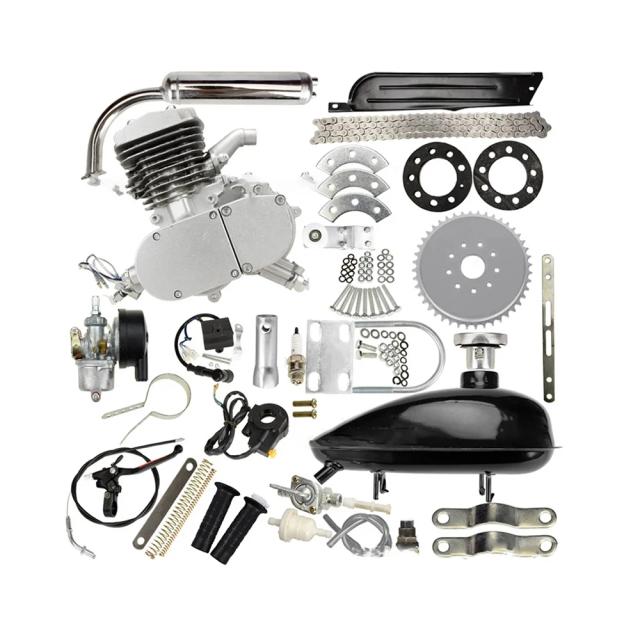 Kit de Acessórios para Modificação de Bicicleta com Motor 80cc e Motorização Elétrica