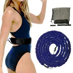 Cinto de resistência de natação 4m ajustável piscina cinto de natação para natação bungee cabo para natação cross-training água reabilitativa - Image 2
