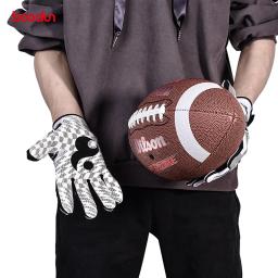 Boodun-Luvas de rugby antiderrapante com dedo inteiro para homens e mulheres, esportes ao ar livre, futebol americano, beisebol, 1 par - Image 6