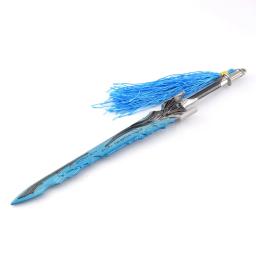 Arma com Balanças para Cosplay, Espada de Metal, Arma, Modelo Artesanal, Katana, Cosplay, Ornamento, Coleção de Presentes, Faca de Segurança, Ondas, Jogo, 22cm - Image 6