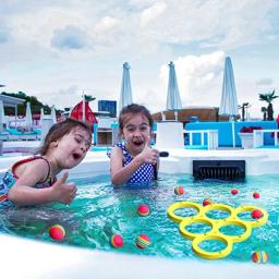 Brinquedo de jogo de piscina flutuante para esportes aquáticos Fun Splash - material EVA durável, bola de cor aleatória, perfeito para diversão no verão - Image 4